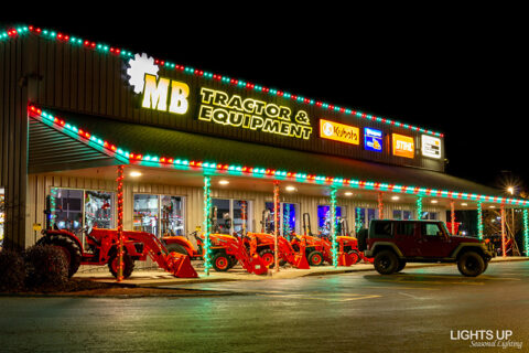 Commercial holiday lighting