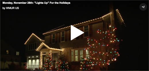 Roofline holiday lights