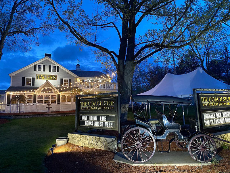 Bistro patio string lights outdoor