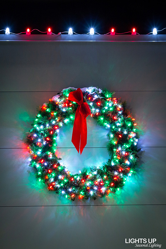 Bonneville commercial Christmas lights