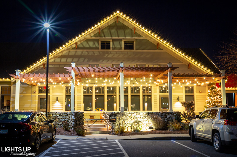 Copper Door commercial Christmas lights
