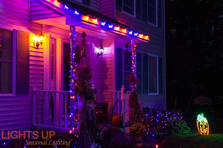 Kimberly Goffstown Halloween lighting