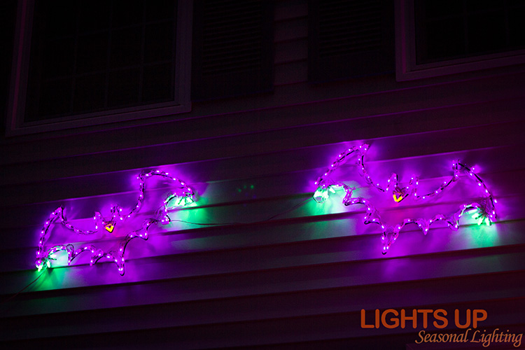 Kimberly Goffstown Halloween lighting