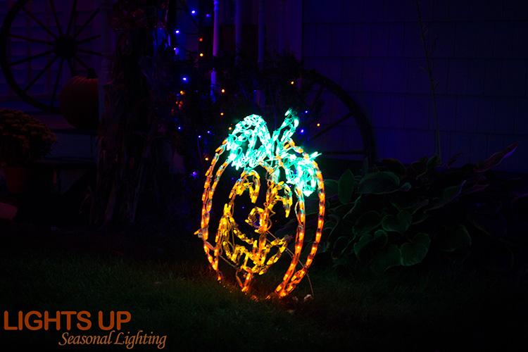 Kimberly Goffstown Halloween lighting