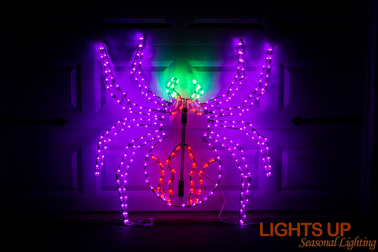 Kimberly Goffstown Halloween lighting