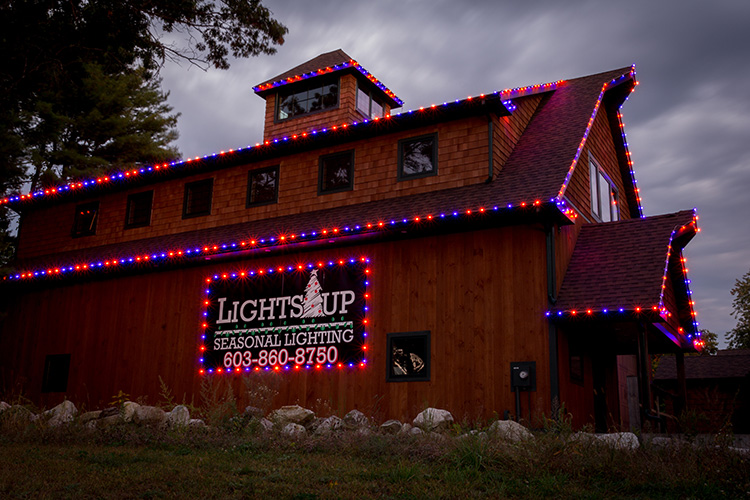 Priscilla Merrimack Halloween lighting