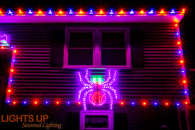 Robin Hood Londonderry Halloween lighting
