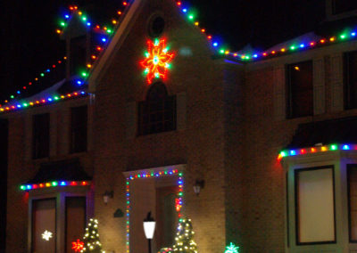 Residential Christmas Lighting Display