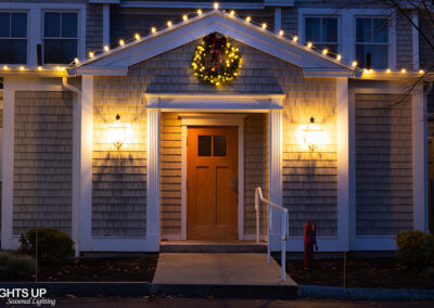 Commercial Christmas Lighting Display - Manchester Country Club